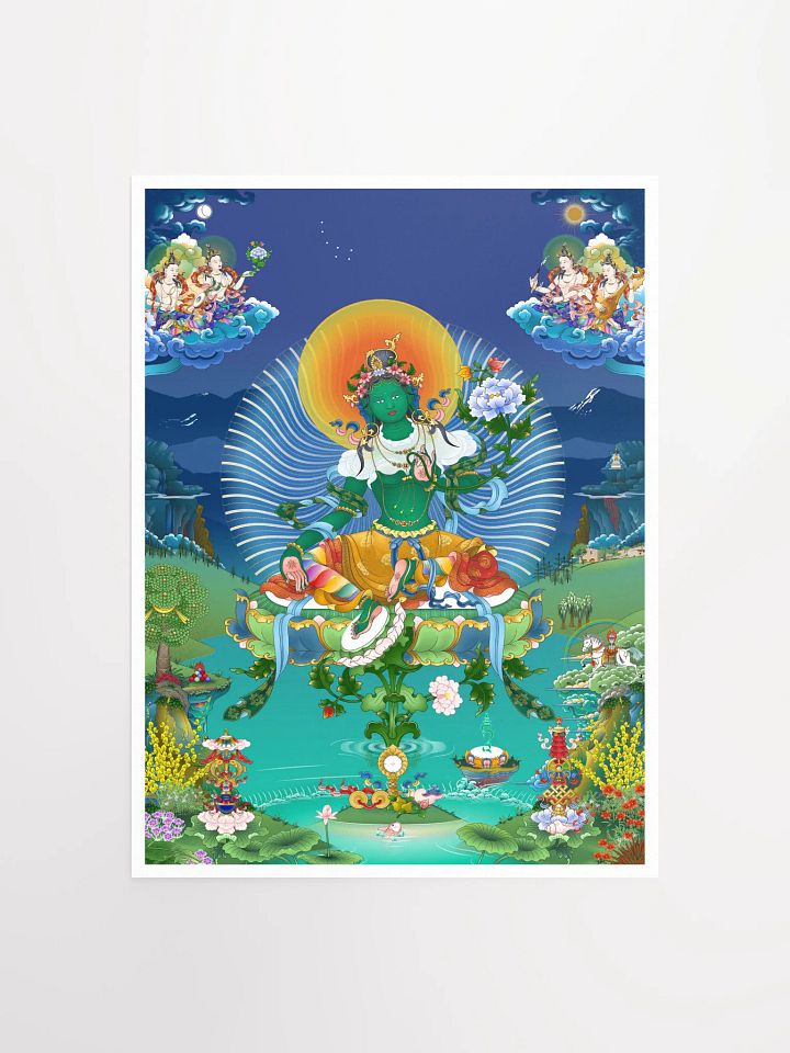 Green Tara in Tushita poster product image (1)