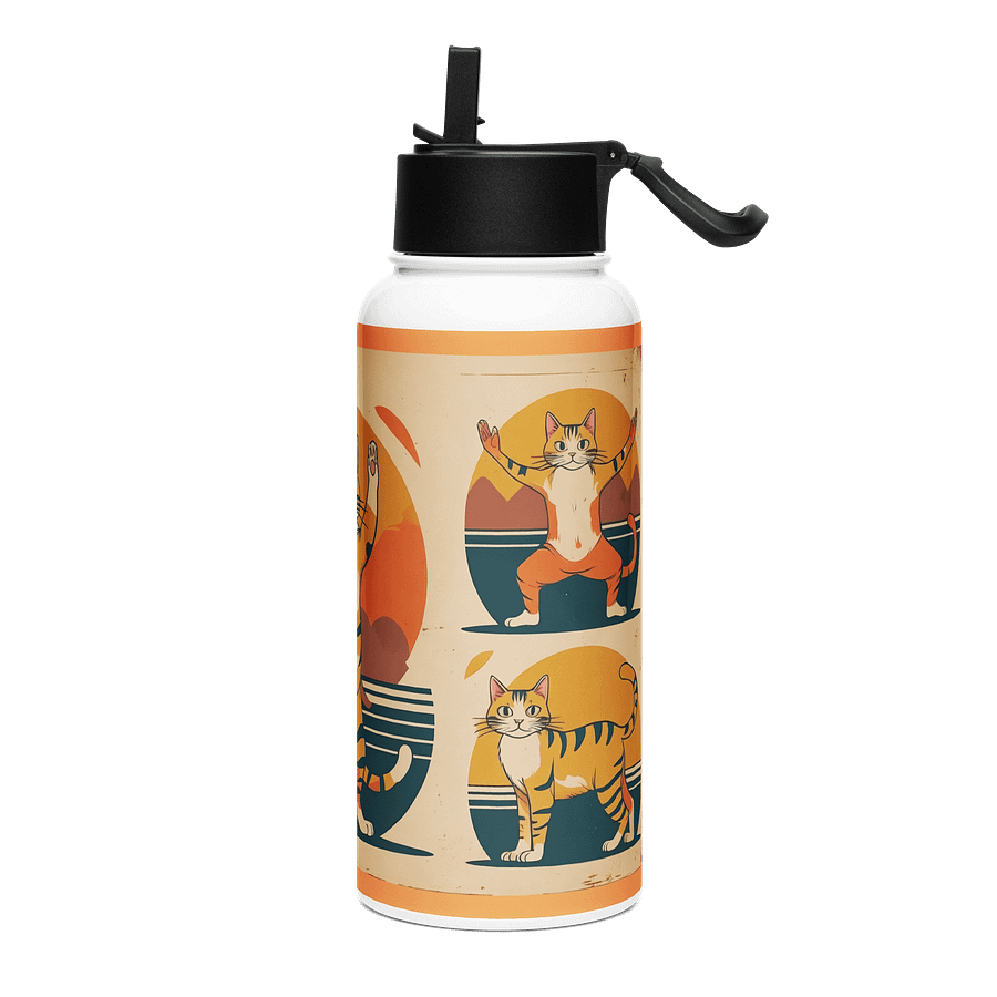 Zen Cats Stainless Steel Water Bottle product image (3)