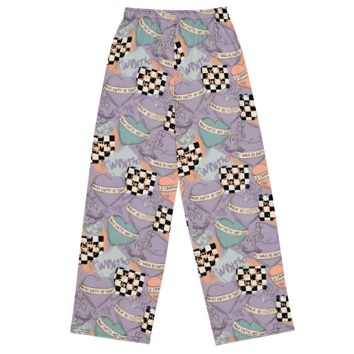 90s Christian Lounge Pants – 'Walk by Faith product image (2)