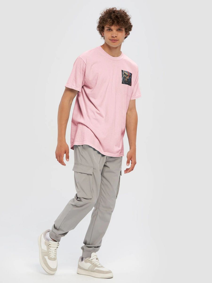 Golden & Blue Split-Face Graphic Tee product image (21)