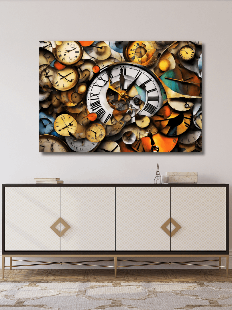 Time Confusion-16 | Canvas Artistic Wall Painting product image (4)