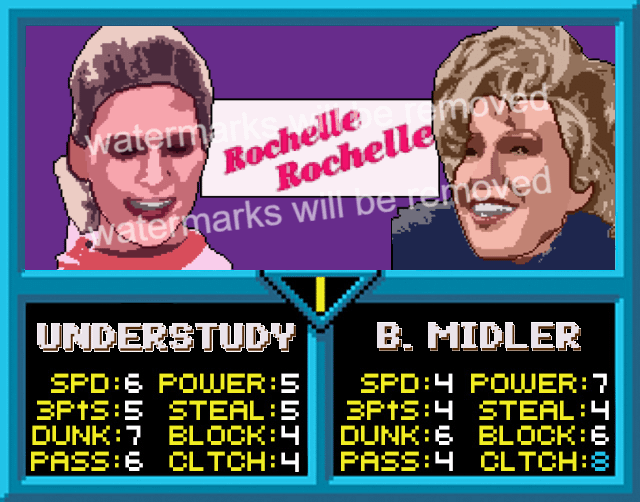 NBA Jam Digital Custom Pop Art / TV / Seinfeld / Rochelle, Rochelle product image (1)