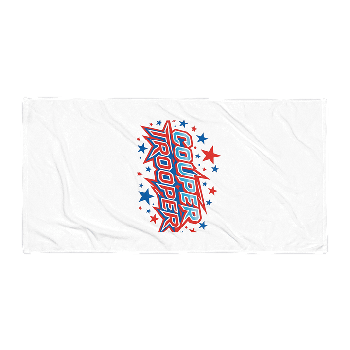 Couper Trooper American Patriot 4th of July Beach Towel product image (1)