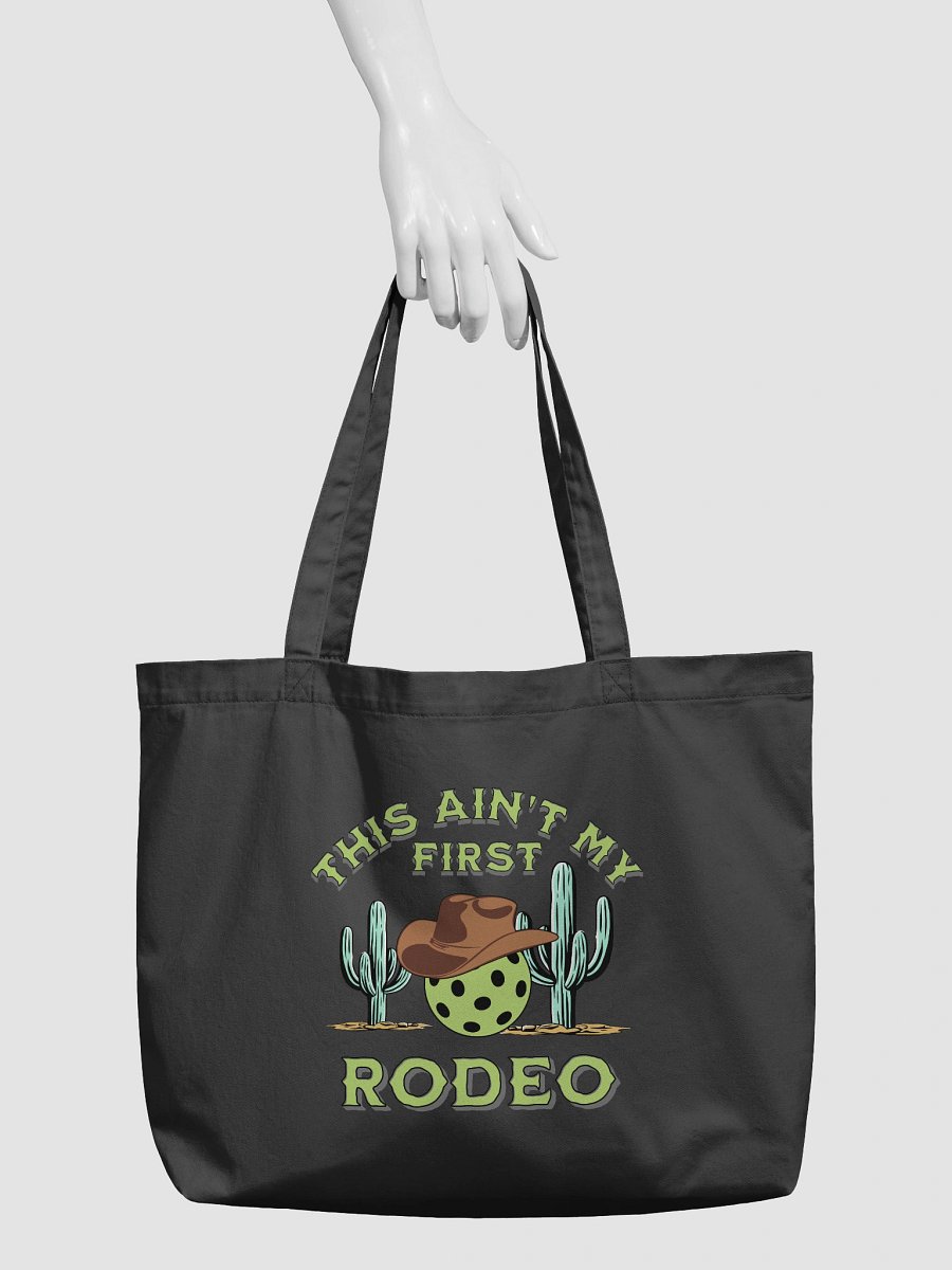 This Aint My First Rodeo Pickleball Cowboy Eco Tote product image (3)