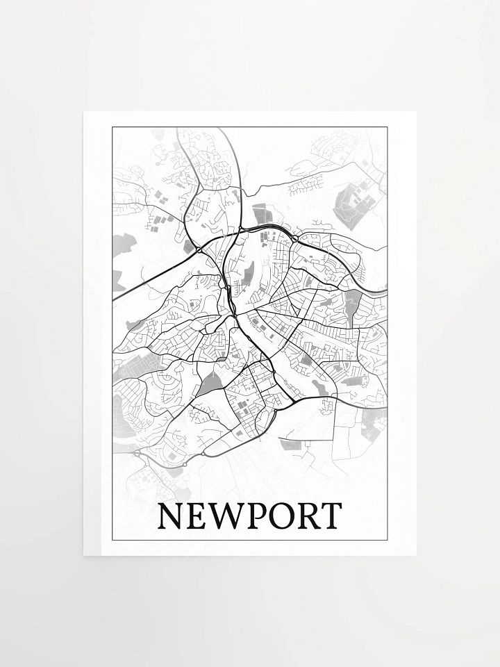 Newport, Wales, city map print product image (5)