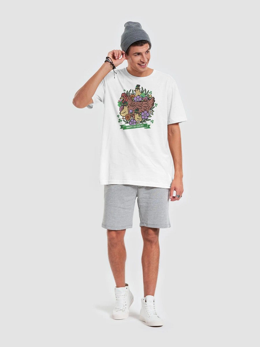 Happy Go Clucky St Patrick's Day Chicken Shirt product image (7)