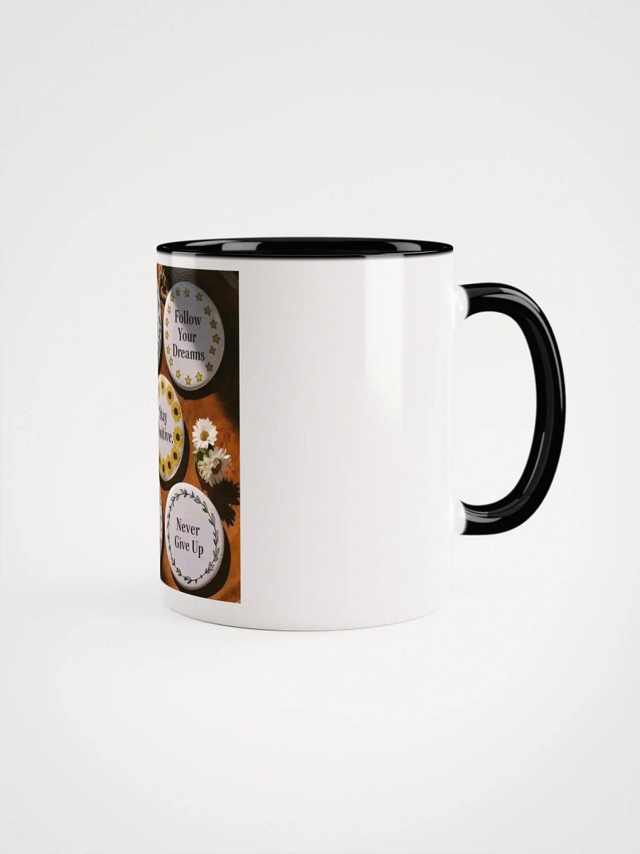 Motivational Affirmation Buttons Ceramic Mug product image (1)
