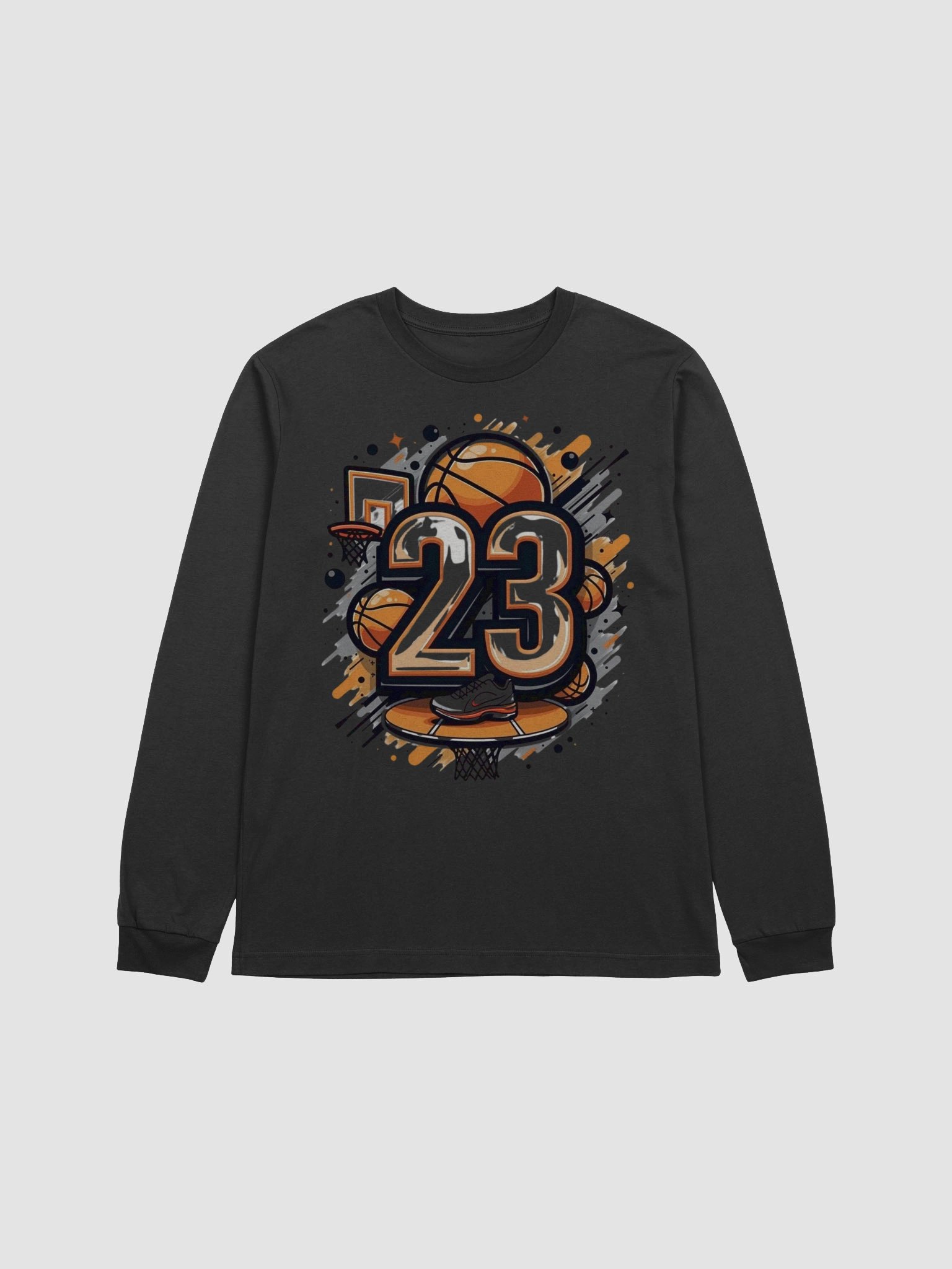 23 Basketball Fever Long Sleeve T-Shirt product image (1)