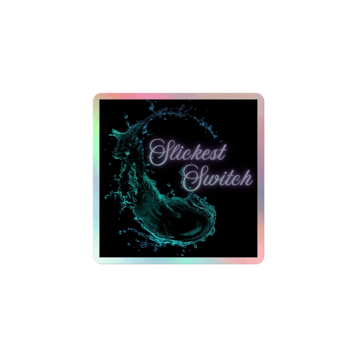 Slickest Switch Sticker Black Holographic product image (1)
