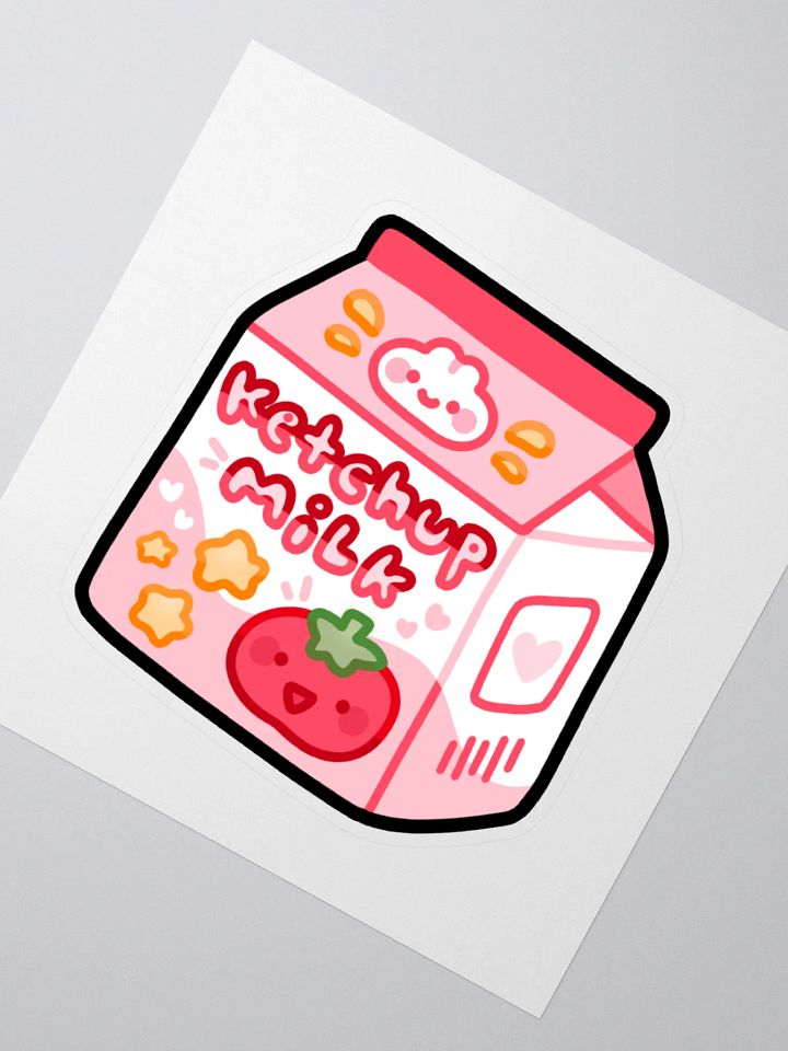 ketchup milk sticker! product image (2)
