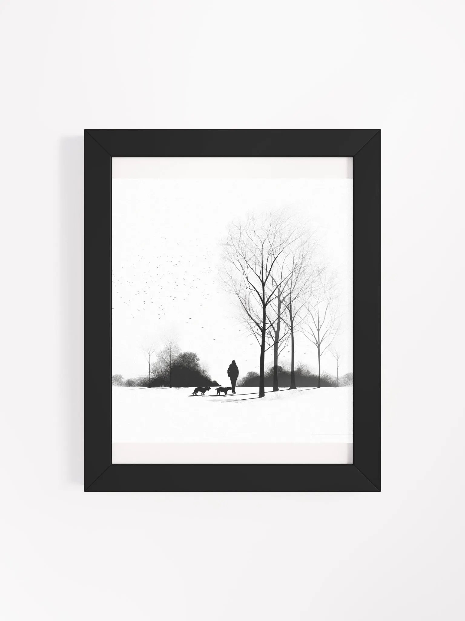 Minimalist Monochrome Wall Art - Walk in the Park 3 product image (27)