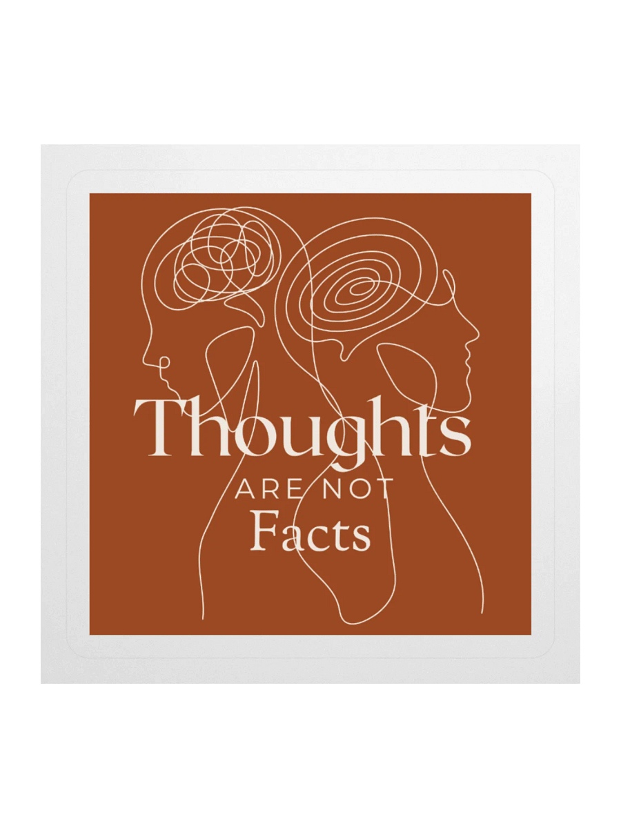 Thoughts are not facts sticker product image (1)
