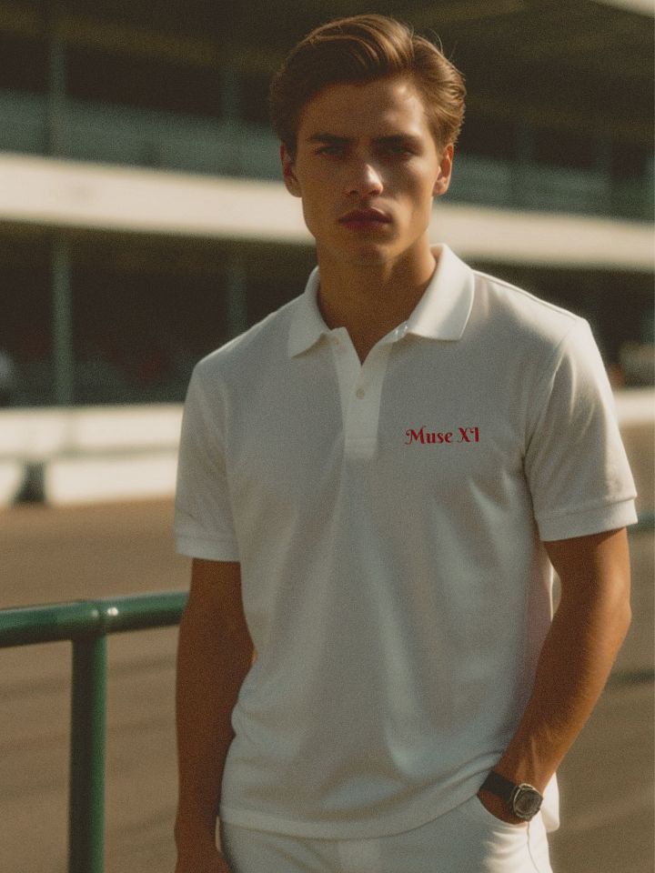 Muse XI x Adidas Performance Polo Shirt (red) product image (2)