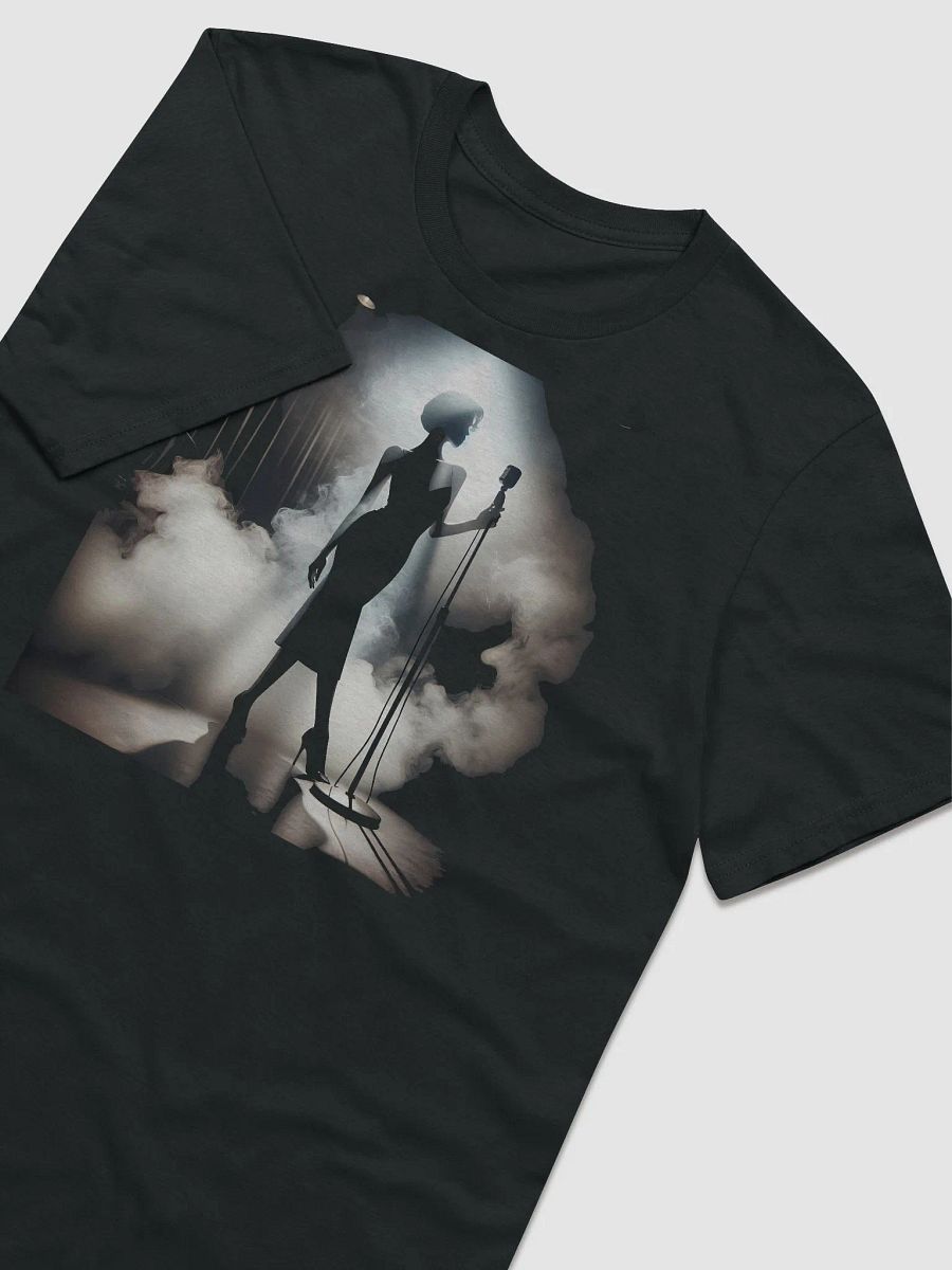 Sultry Jazz Singer Spotlight (Front Print Womens Tee) product image (3)