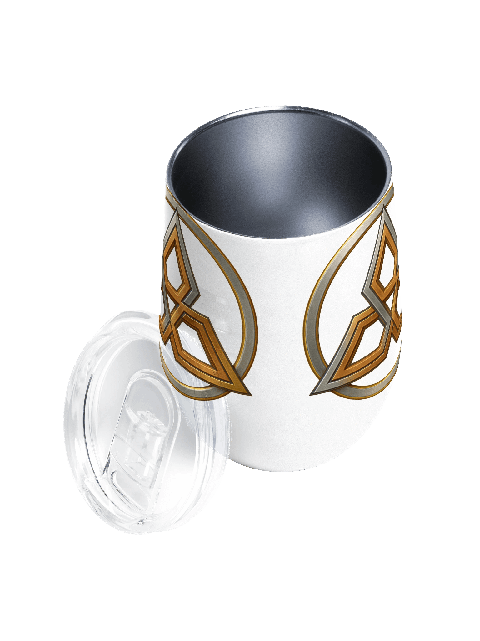 Metal and Blood - Wine Tumbler White product image (3)