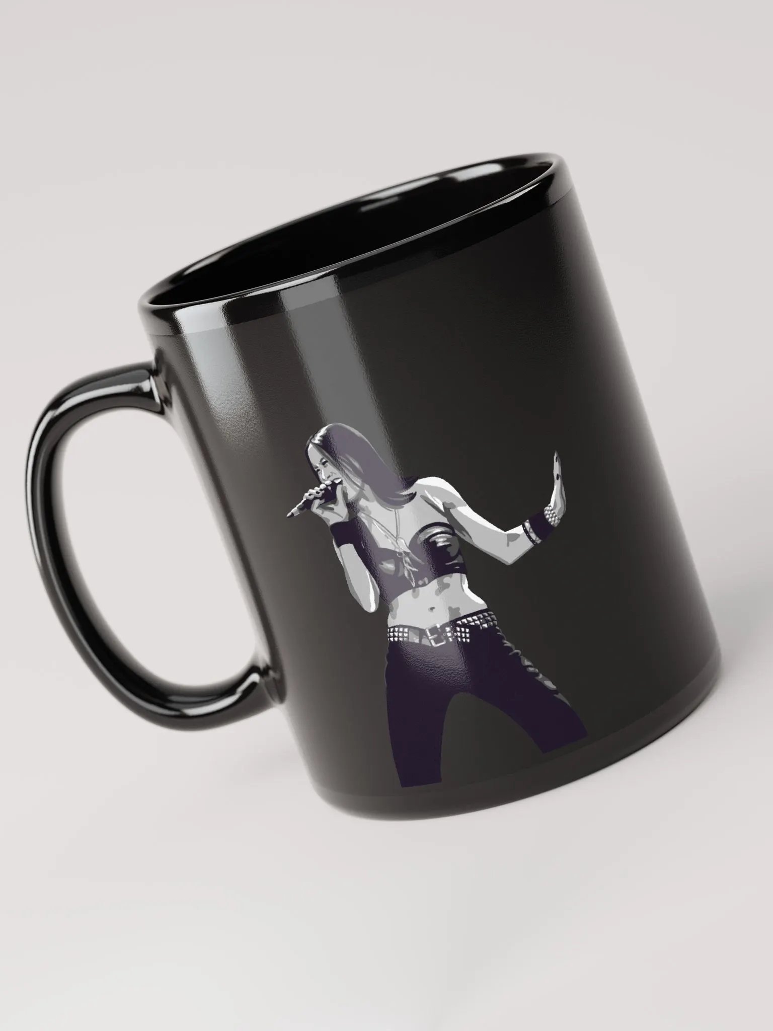 Joyce Lee B&W Graphic Mug (Black) product image (6)