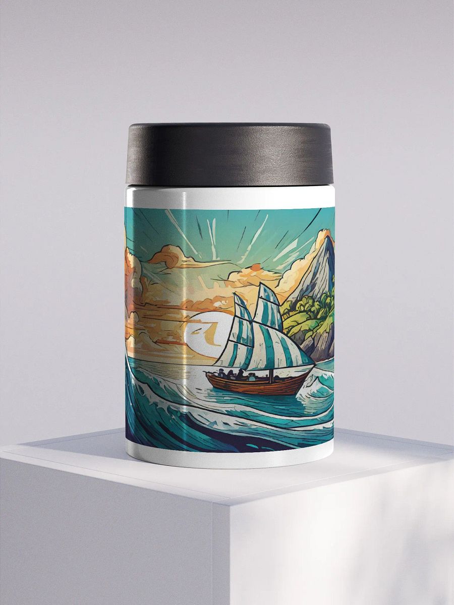 Summer Wind Charters: Island Sail Steel Beer Holder product image (1)
