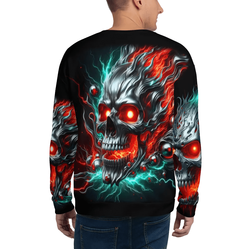Ethereal Inferno All-Over Print - Unisex Sweatshirt #4 product image (6)