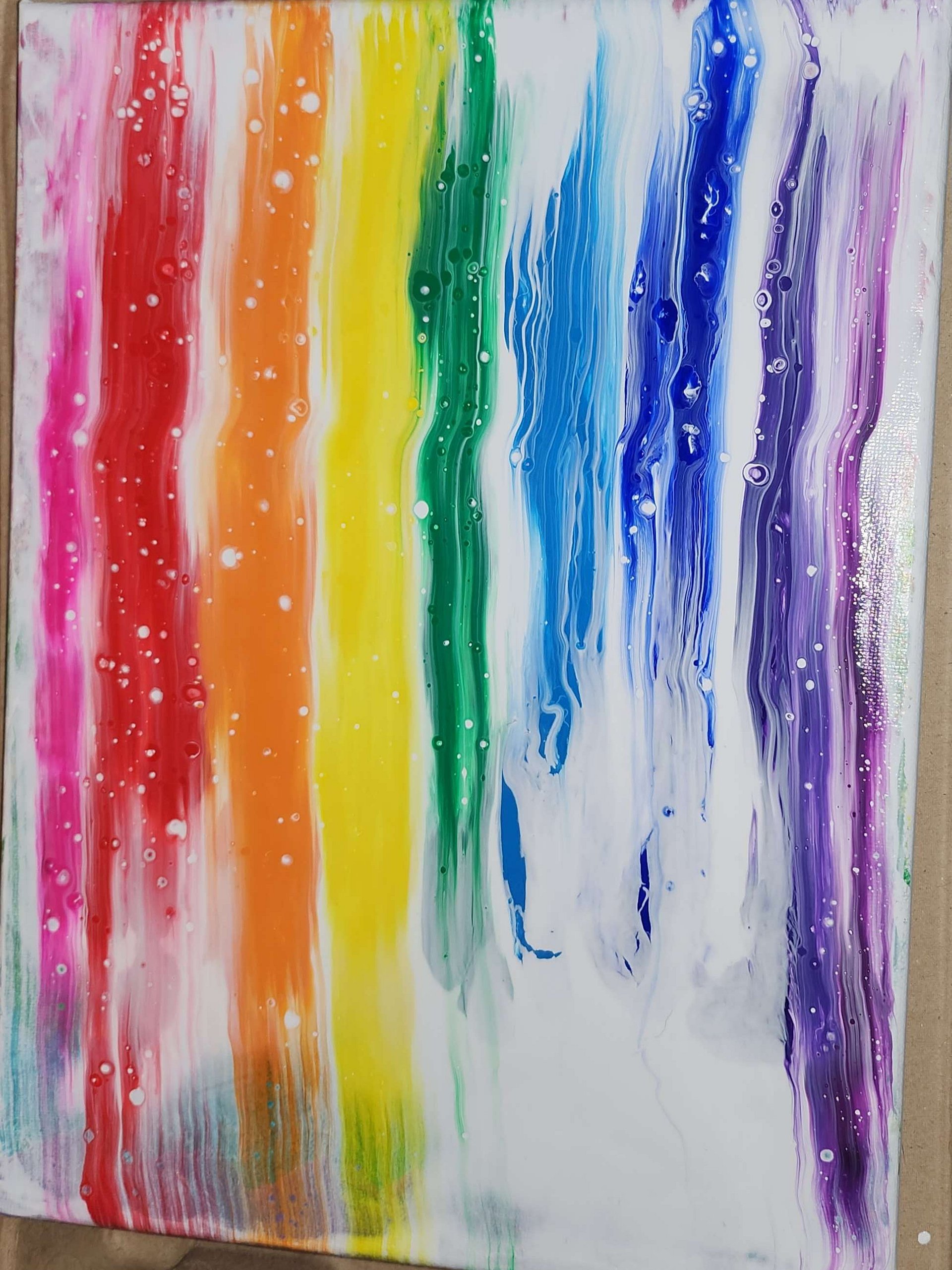 Rainbow Waterfall - 12 x 9 Painting product image (1)