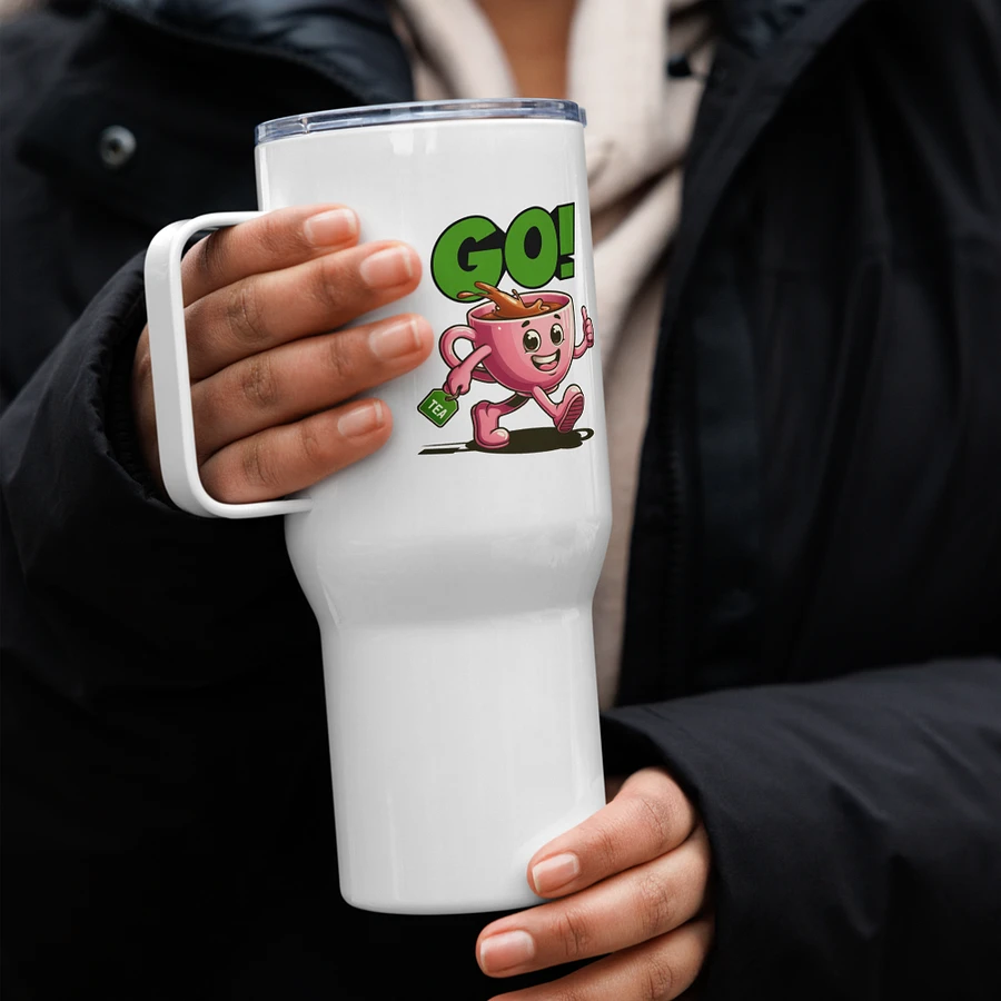 'Go Tea' Travel Mug with Handle product image (9)