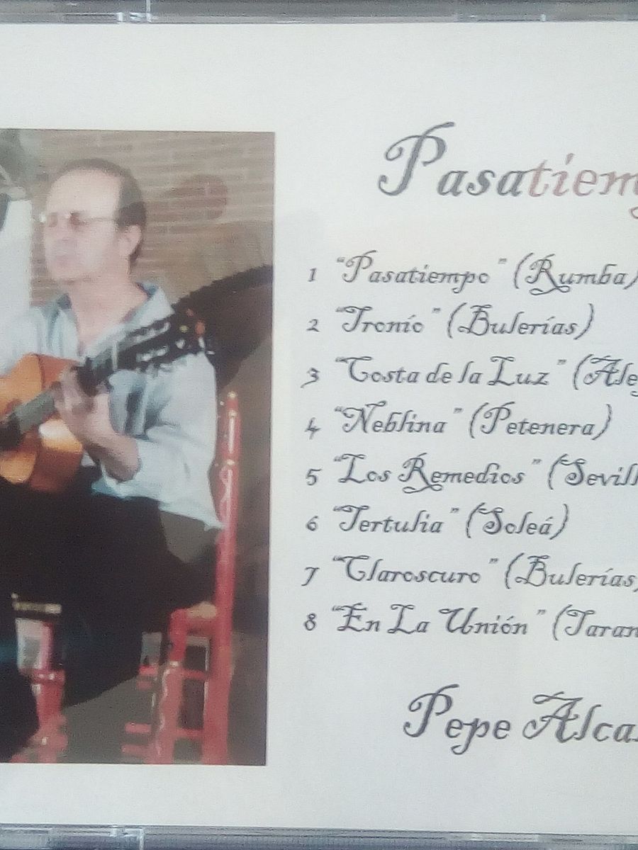 CD "Pasatiempo" (2017) de Pepe Alcalá product image (1)