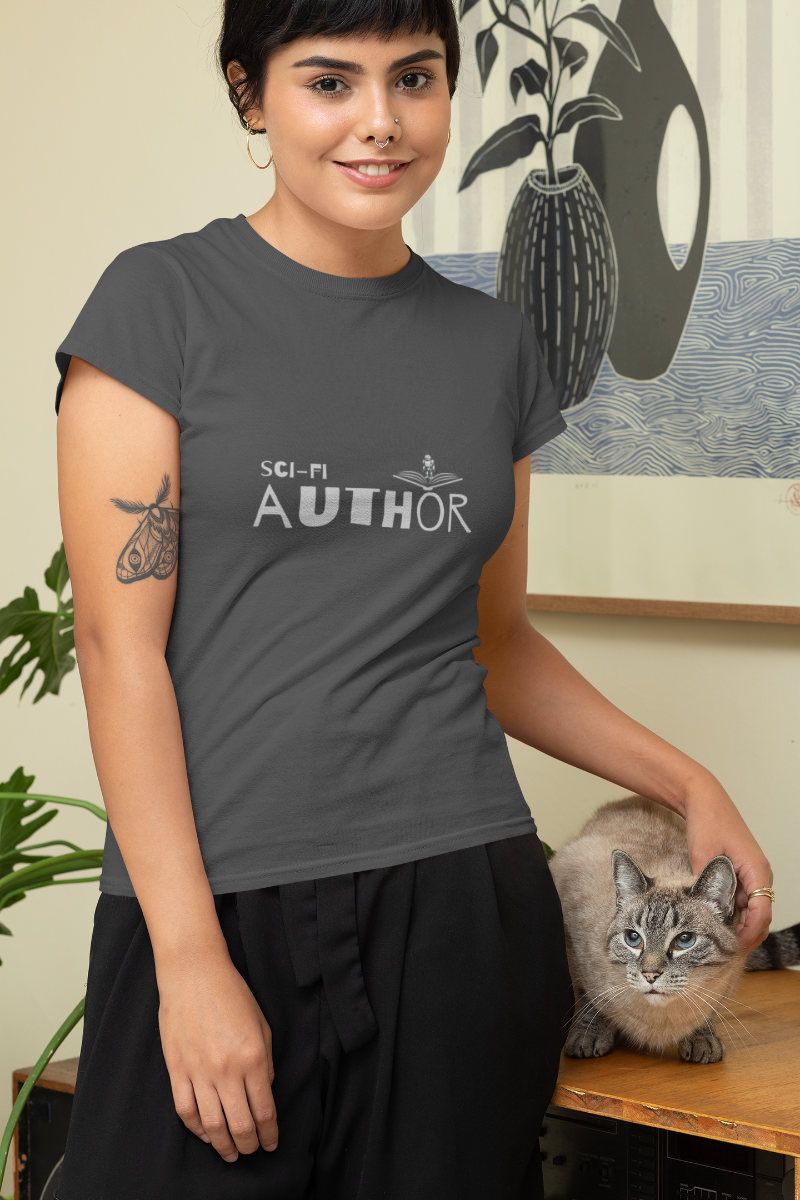 Sci-Fi Robot Author Supersoft T-shirt product image (8)