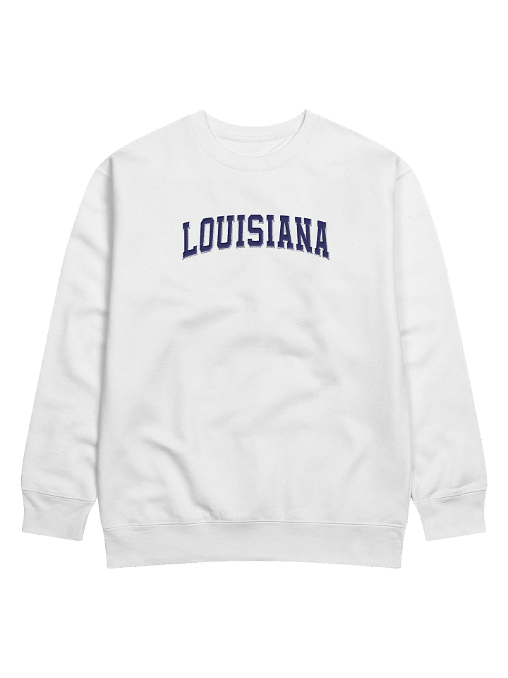 Louisiana Vintage Stylish Embroidery Premium Sweatshirt product image (1)