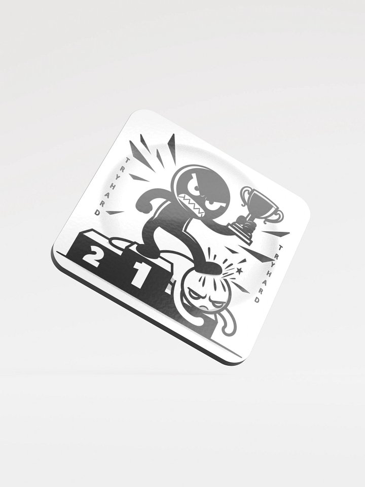 Mr. Try Hard Coaster product image (1)