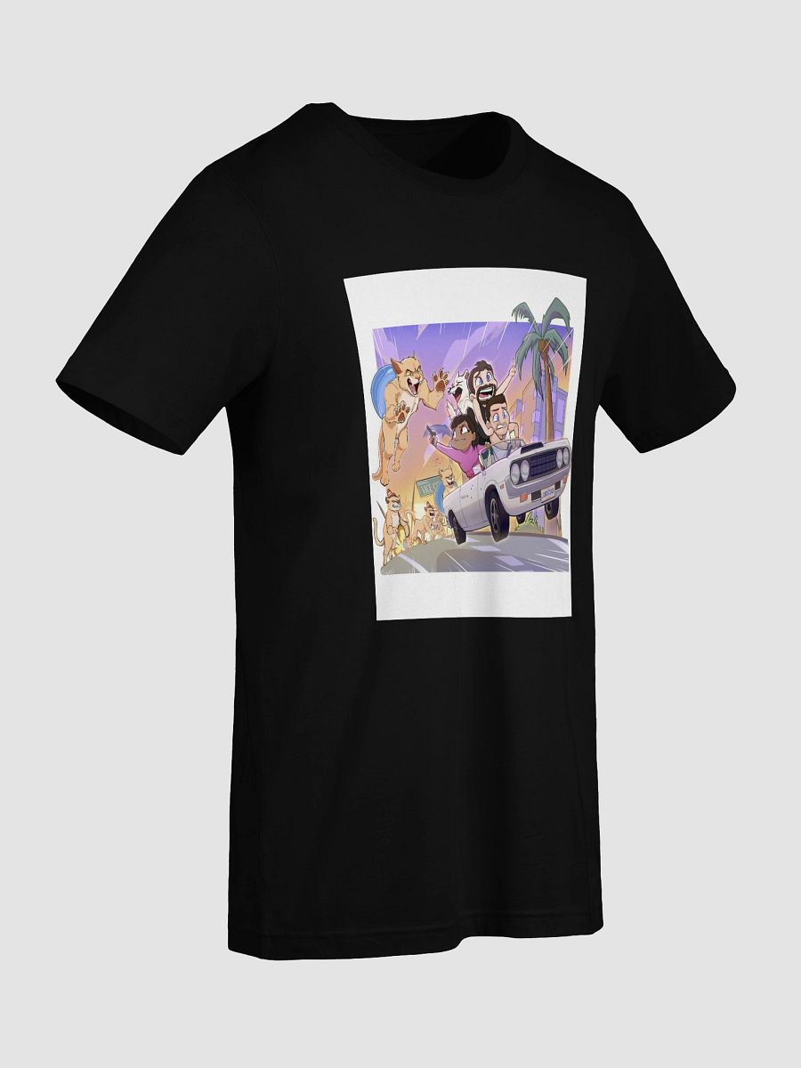 Cat-astrophic Fur-ocius Purrsuit T-Shirt product image (96)