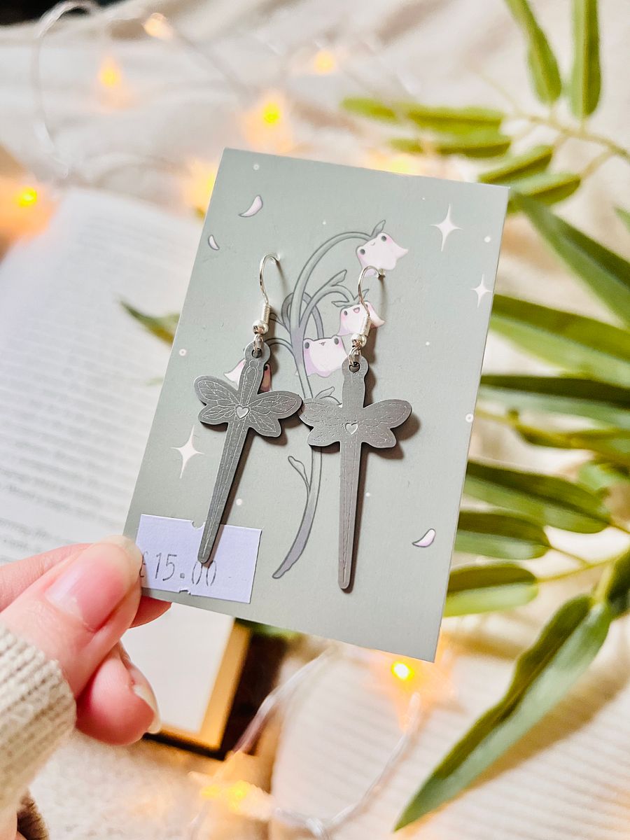 Winged Dagger Earrings product image (6)