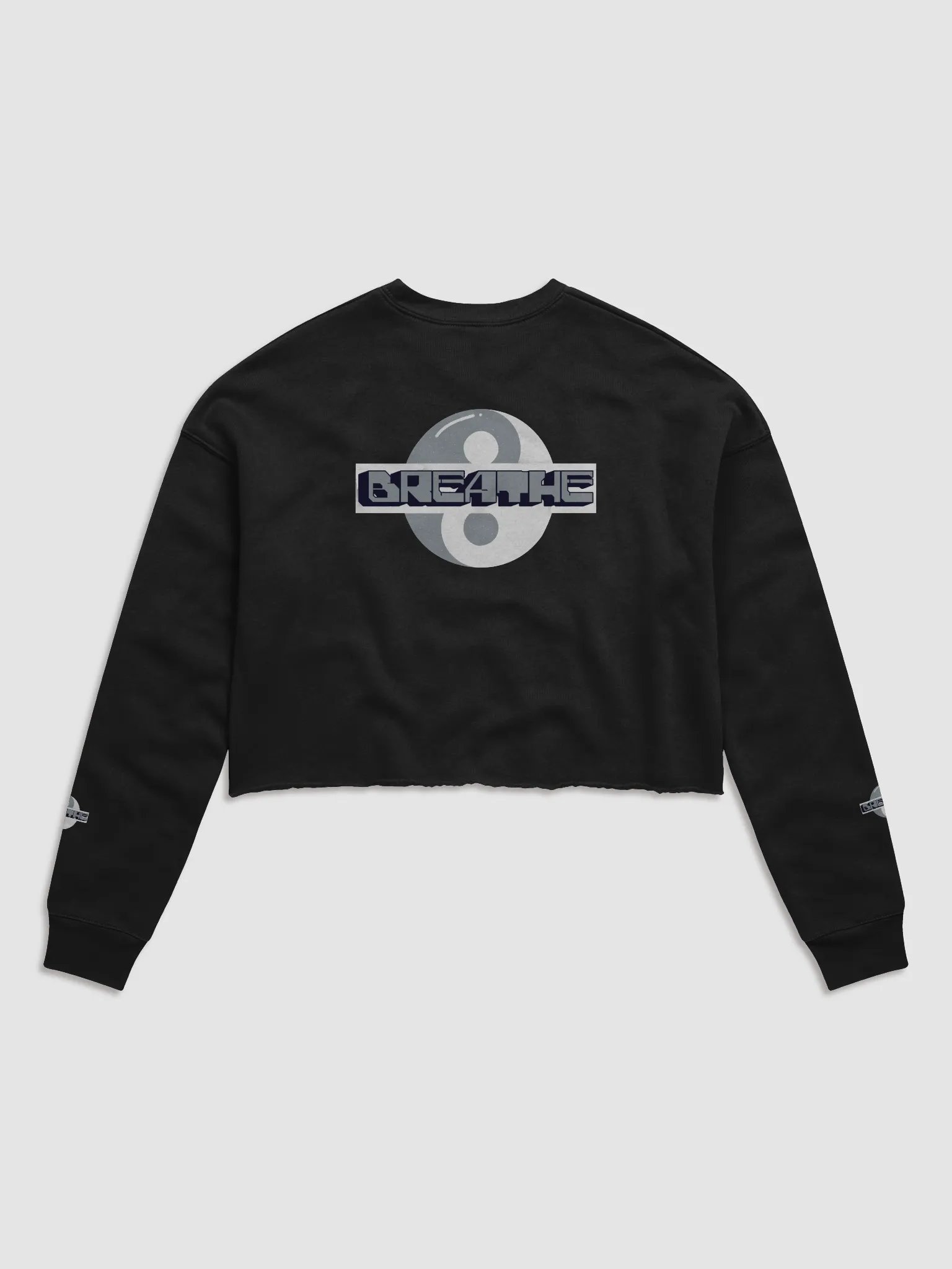 Breathe Women's Fleece Crop Sweatshirt | Cozy & Mindful Style product image (3)
