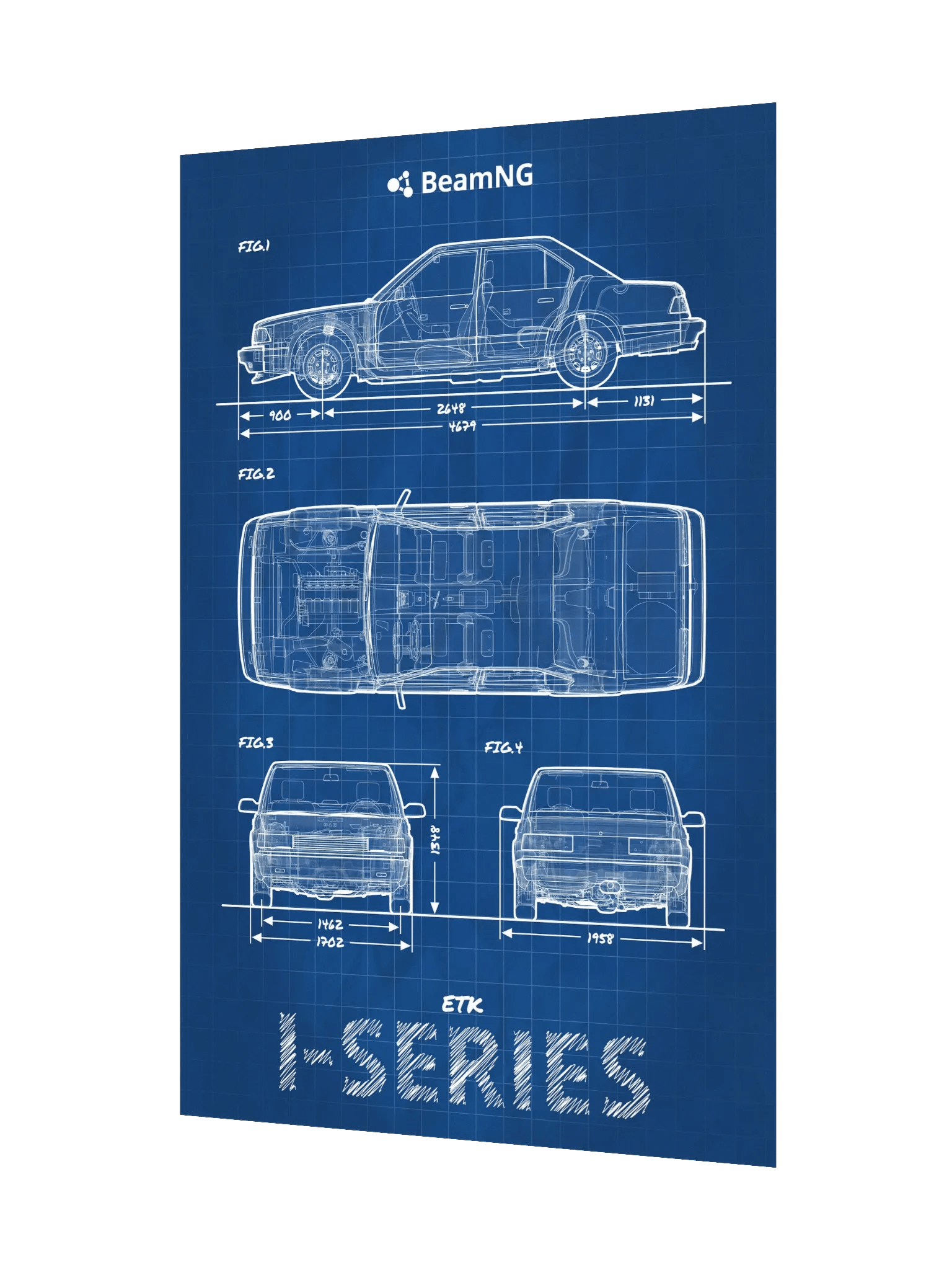 ETK I-Series Blueprint Poster product image (3)