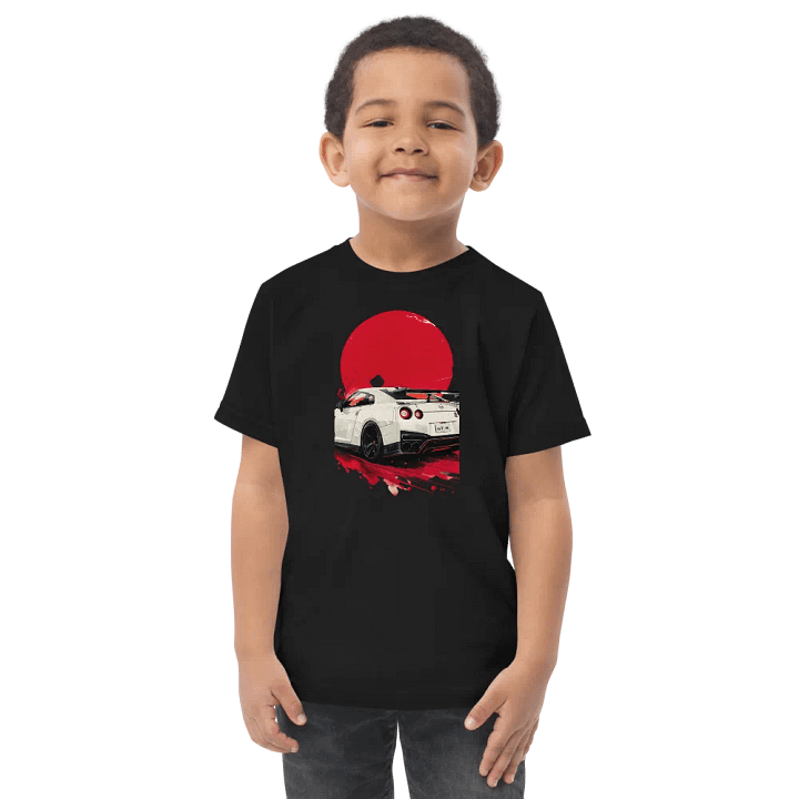 Dynamic Nissan GT-R Illustration Toddler Jersey T-Shirt product image (1)