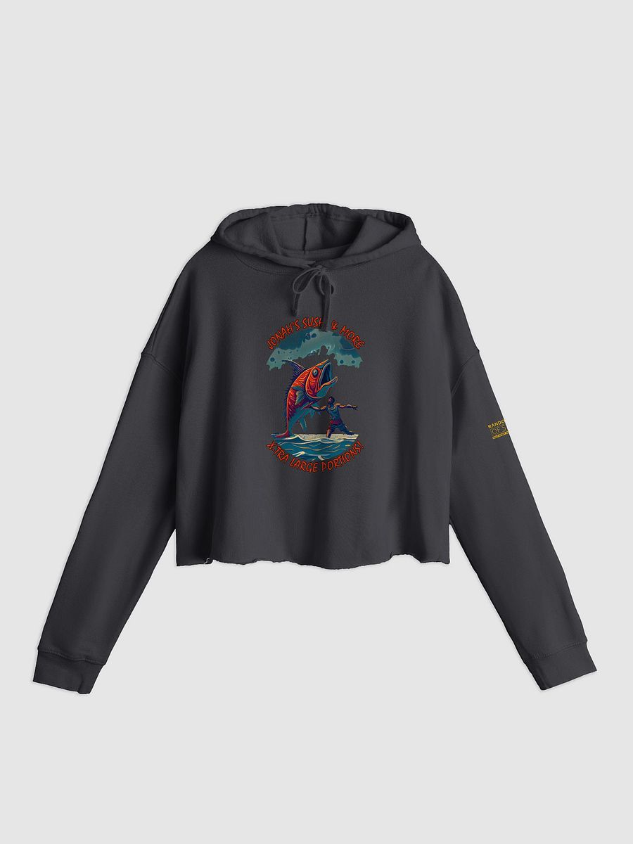 Whimsical Sushi Adventure Cropped Hoodie product image (2)