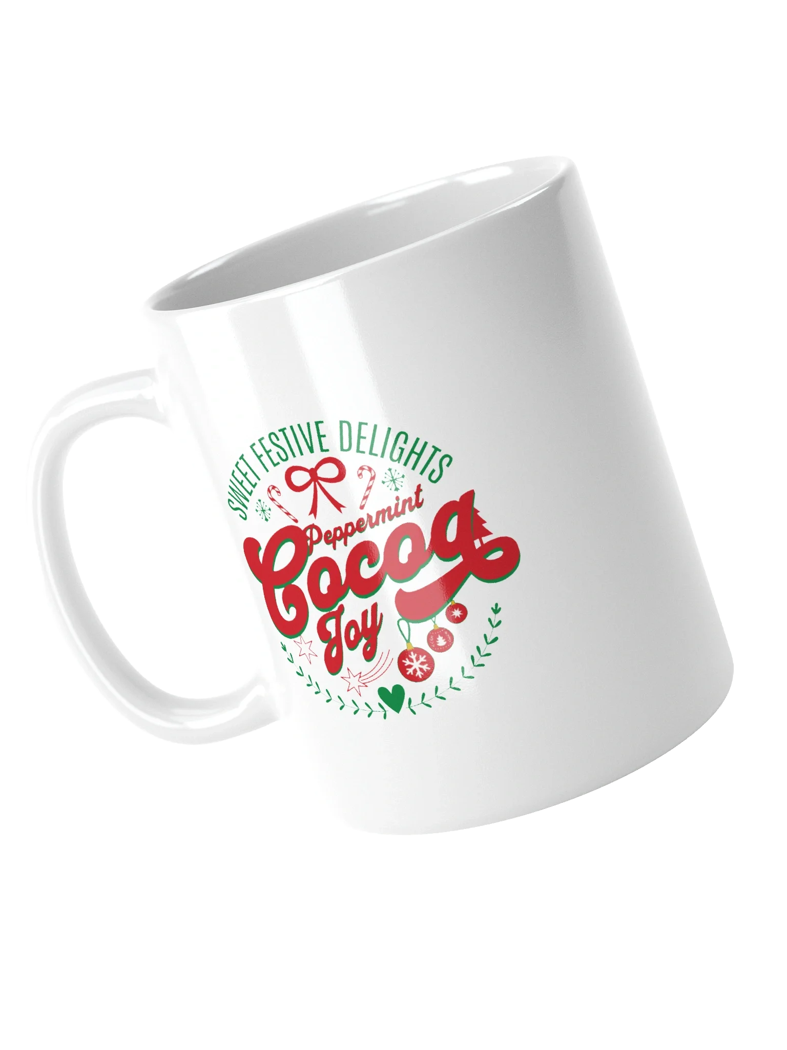 Cozy Up with a Peppermint Cocoa Joy Coffee Mug This Winter product image (11)