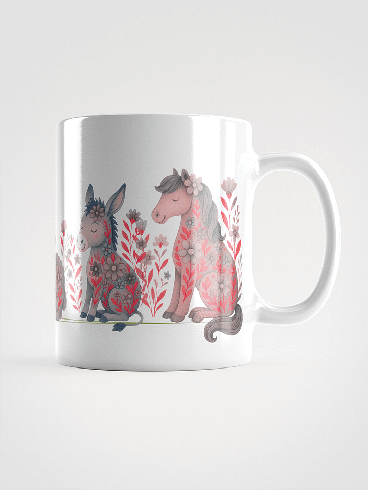 Mug Blanc - Ferme Fleurie Graphique Série 3 - Cadeau Original product image (1)