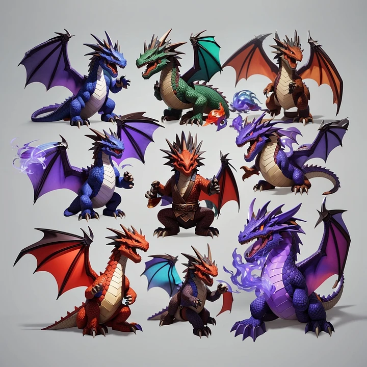 twitch emotes 4 pack of Dragons product image (1)