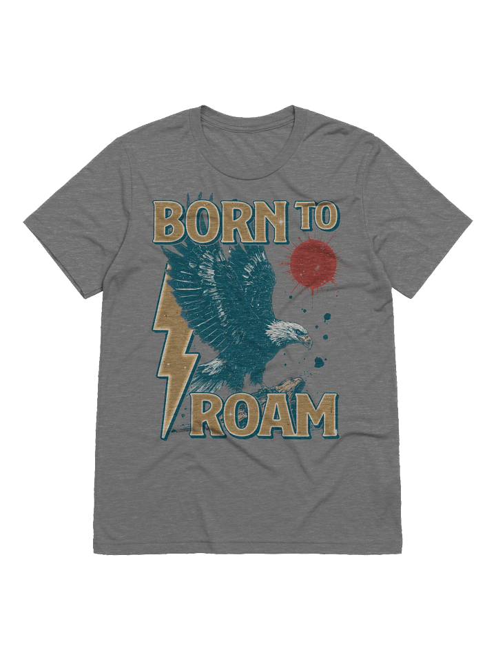 Born To Roam - Retro Eagle Triblend T-shirt product image (2)