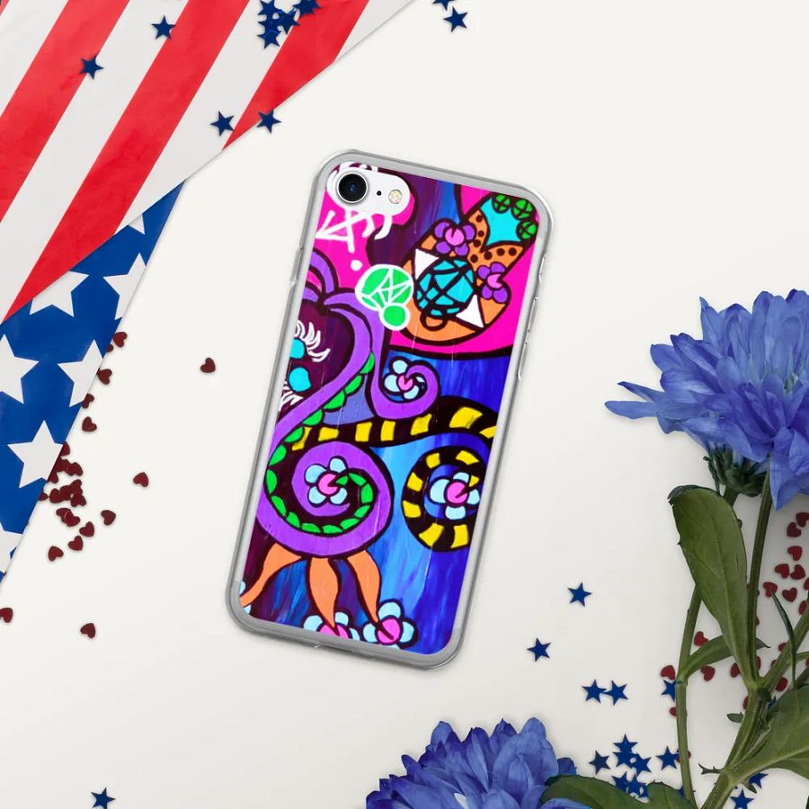 Whimsical Floral Fantasy iPhone Case product image (11)