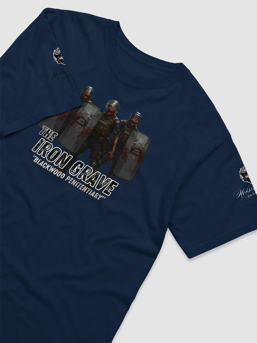 The Iron Grave - Blackwood Penitentiary - The Iron Brutes - Black Logo T-Shirt product image (23)