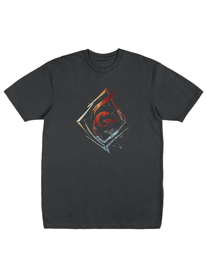 Geometric Emblem Tee, Bold Men's Graphic Shirt, Gift for Him product image (1)
