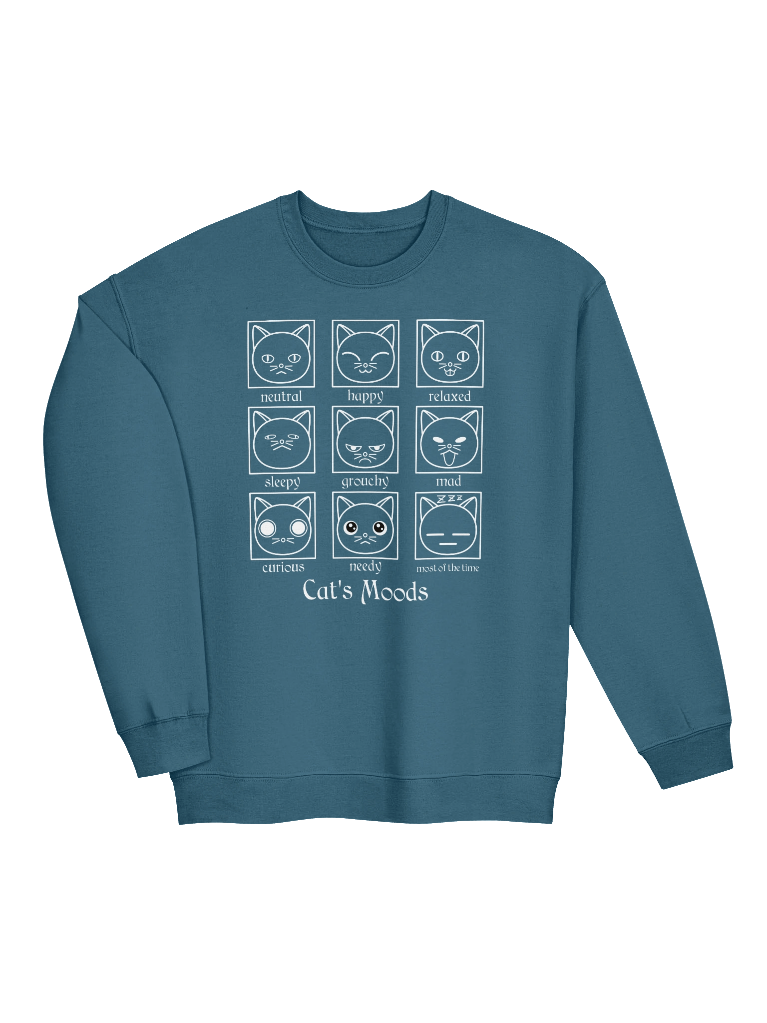 Cat's Moods - Unisex Adult Sweatshirt product image (19)