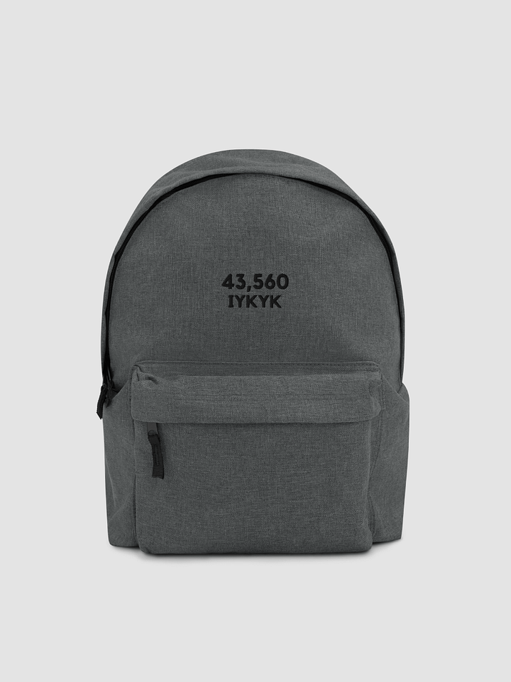 43560 IYKYK Backpack. Gray product image (1)