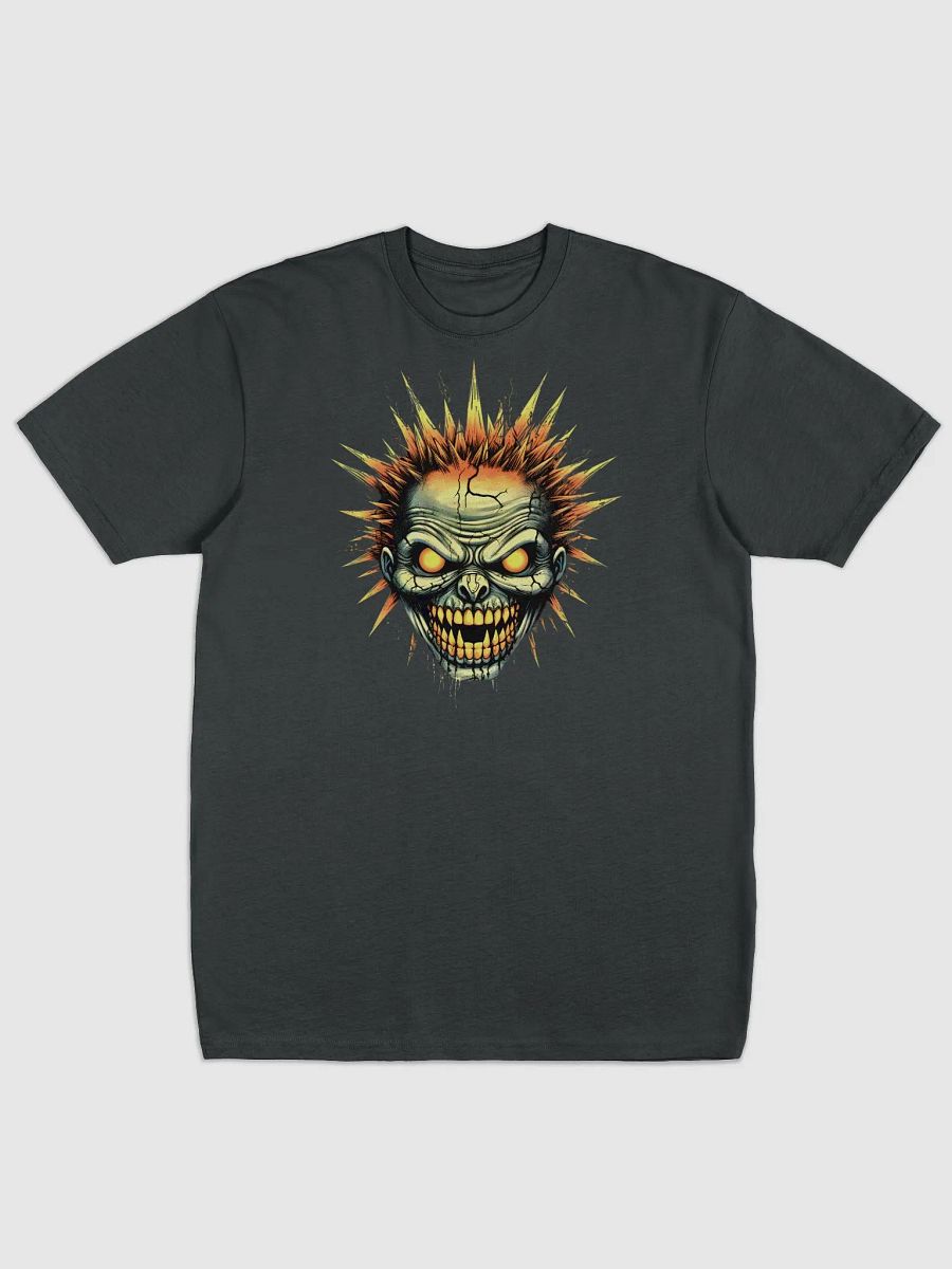 Punk-Style Smiley T-Shirt - Edgy Streetwear Essential product image (2)