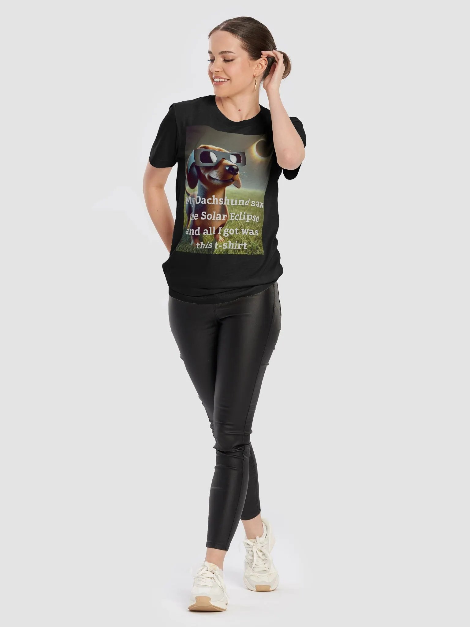 Dachshund Watching Solar Eclipse T-Shirt product image (10)