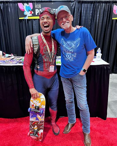 I also met Rob Paulsen the man who did YAKKO WARNER 🥹 @rob_paulsen #animaniacs #yakkowarner #hulu #reboot #unitedstates #cana...