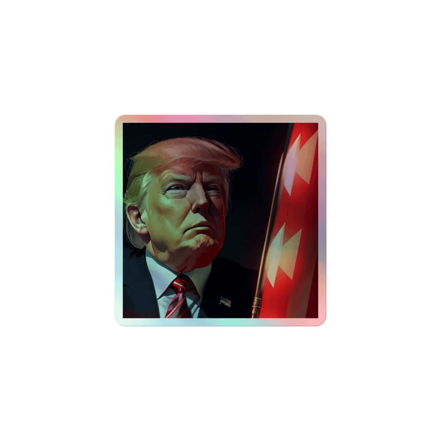 Pledge of Allegiance Holographic Sticker product image (1)