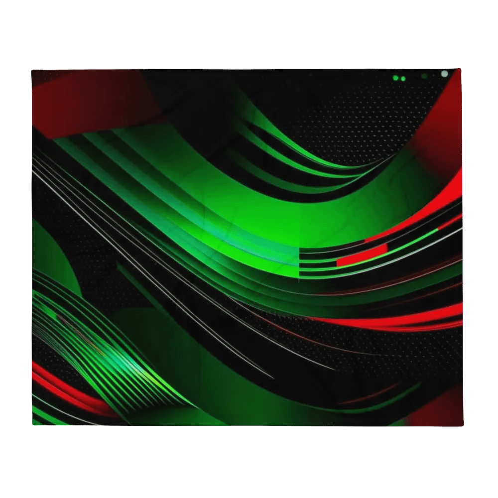 Midnight Racing Design Throw Blanket product image (2)