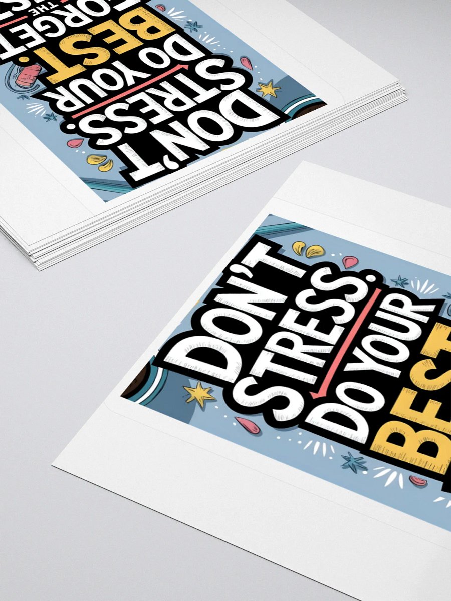 Don't Stress Sticker product image (14)