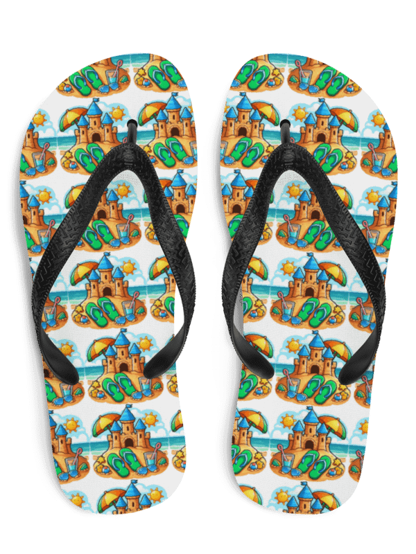 Sand Castle Flip Flops product image (1)
